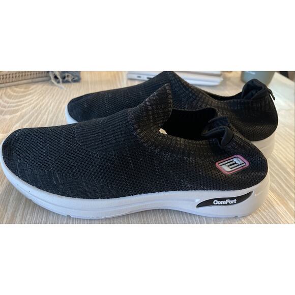 NEW Cathalem Running Shoes Women Sz 11 (42) Charcoal Black Walking Shoe Non Slip - Picture 3 of 5